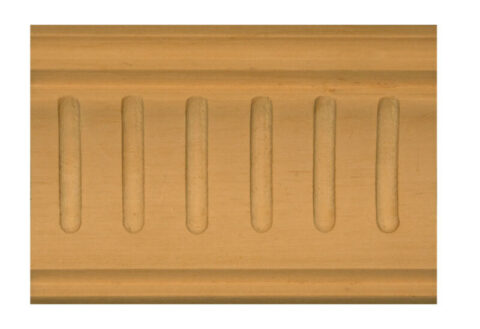 3 1/2" x 13/16" Fluted Crown Moulding