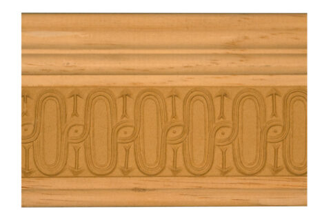 3 3/4" x 3/4" Fluted Frieze Chair Rail Moulding