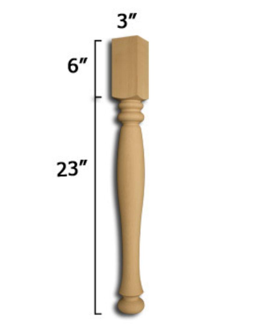Osborne Wood | French Dining table Leg