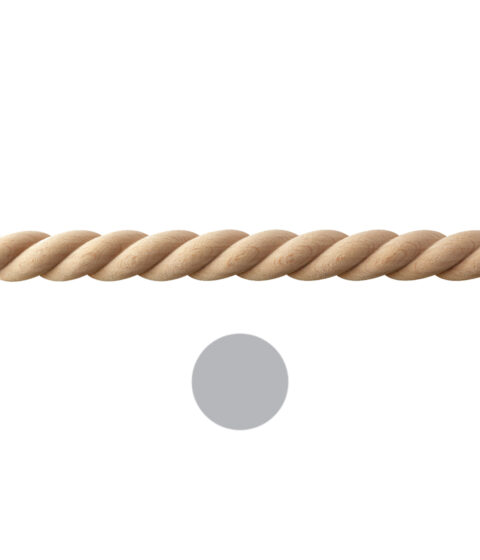 1 1/4" Full Round Rope Moulding