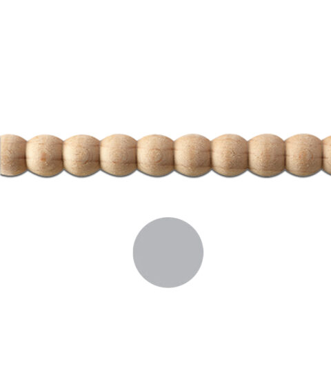11/32" Full Round Bead Moulding (3' Long)