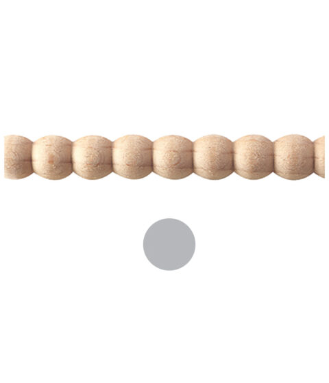 5/16" Full Round Bead Moulding (3' Long)