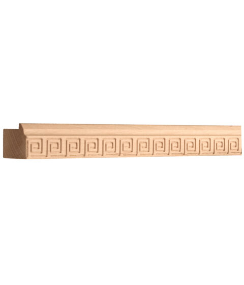 7/8" x 1 1/8" Greek Key Light Rail Moulding