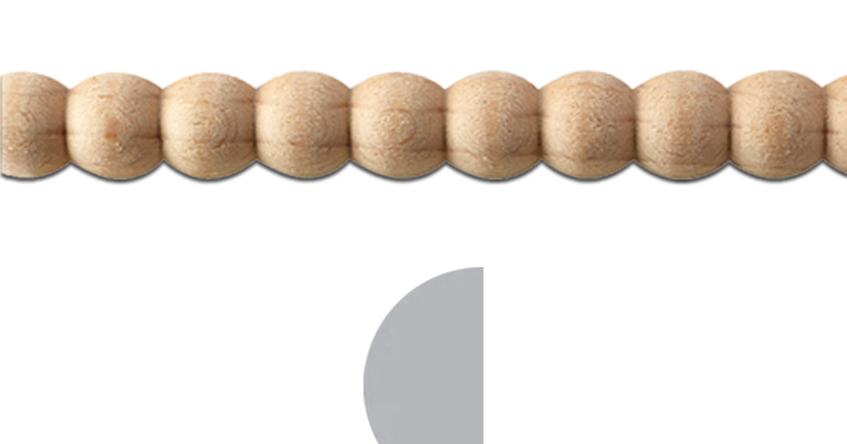 Board And Batten Wall Kit Nuanchu 24 Pcs Decorative Beaded Wood Trim Half Wooden Beads Trim Molding 15. 75 Inch Unfinished 3D Decorative Bead Pearl Wood Molding Cute DIY For Home Wall