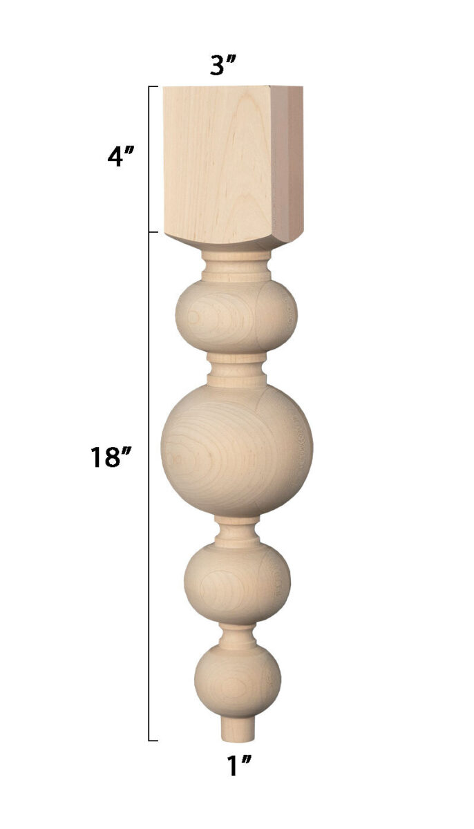 Hemsworth Coffee Table Leg - Thumbnail 2