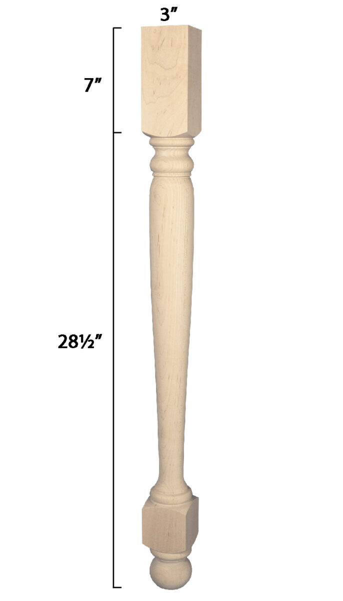 Heritage Kitchen Island Leg - Thumbnail 2