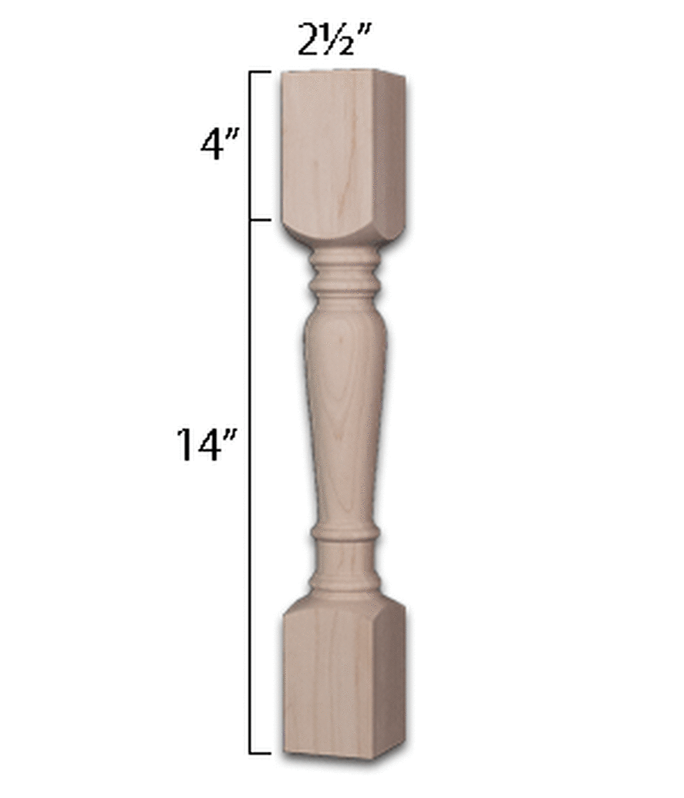Islander Wooden Kitchen Bench Leg | Osborne Wood