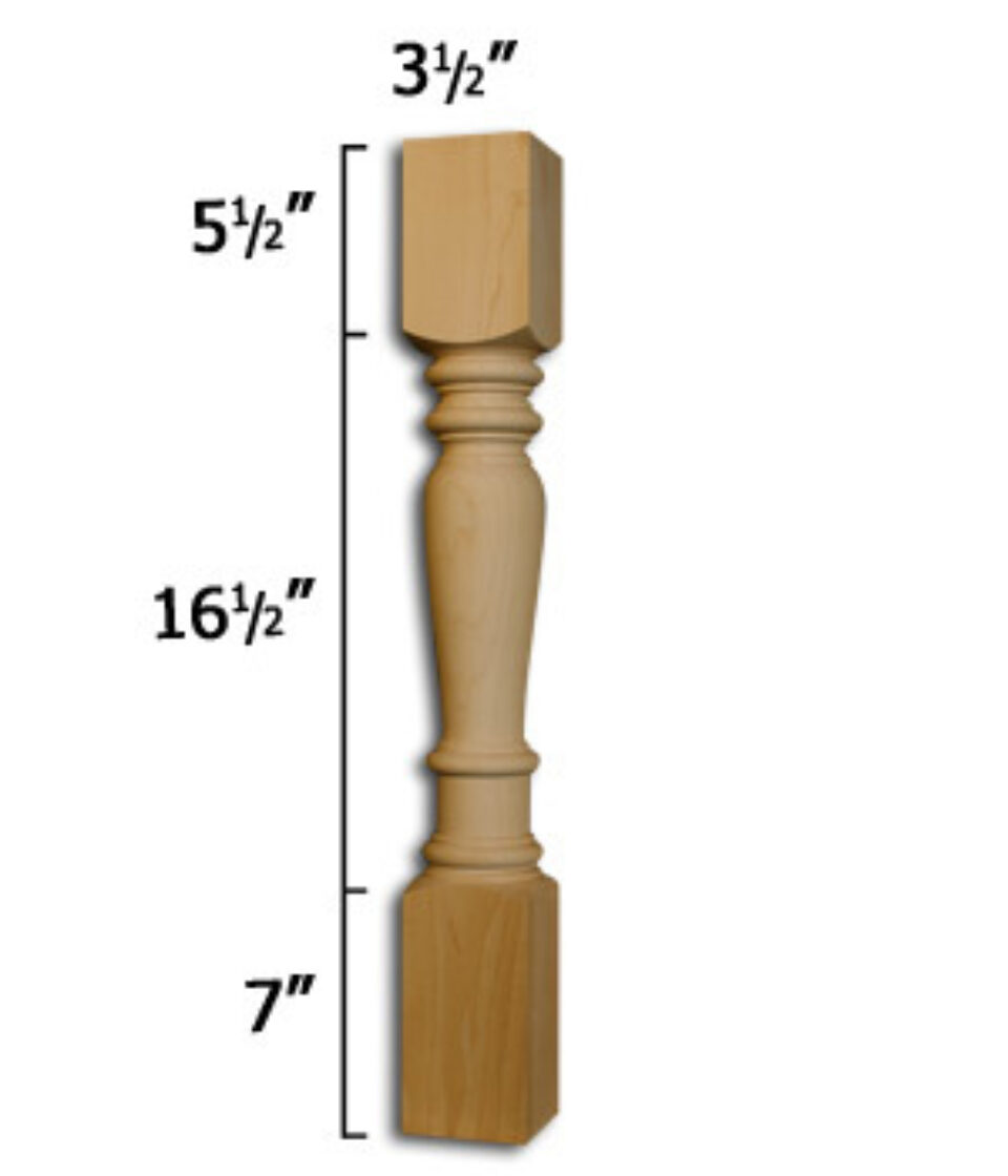 Islander Dining Table Leg | Osborne Wood