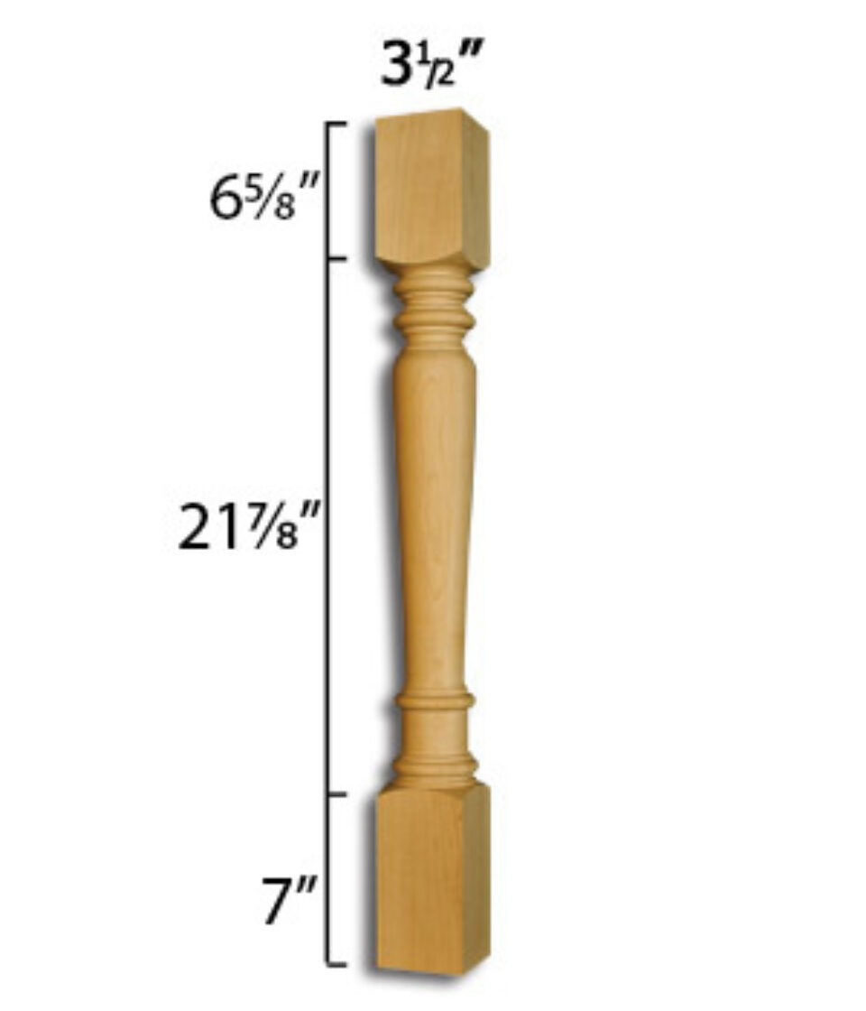 Plantation Buffet Kitchen Island Leg