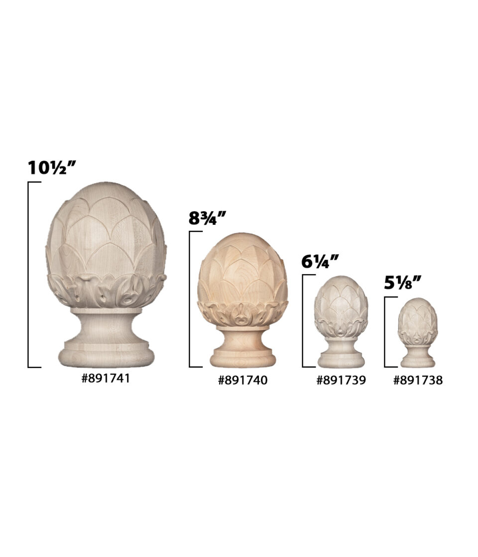 Osborne Wood | Medium Artichoke Finial
