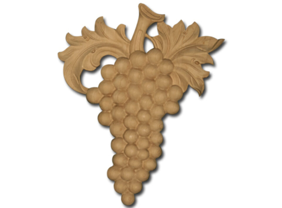 Osborne Wood | Large Grape Onlay, Right