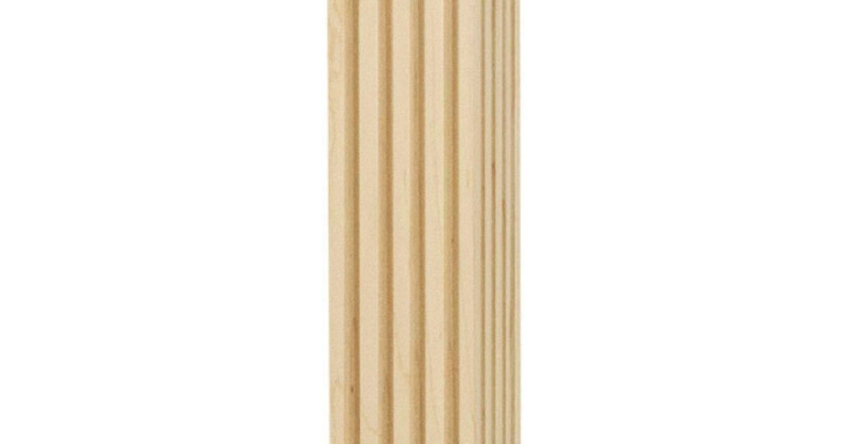 Corner Fluted Posts Osborne Wood | Lassen Contemporary Two Sided Fluted Post