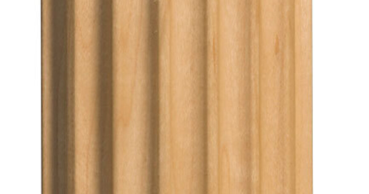 Osborne Wood | Lg. Fluted Half Round Moulding