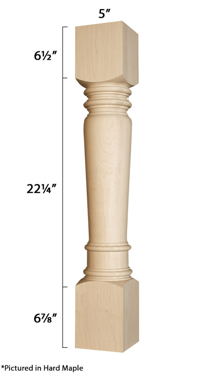 Massive Round Kitchen Island Leg - Thumbnail 4