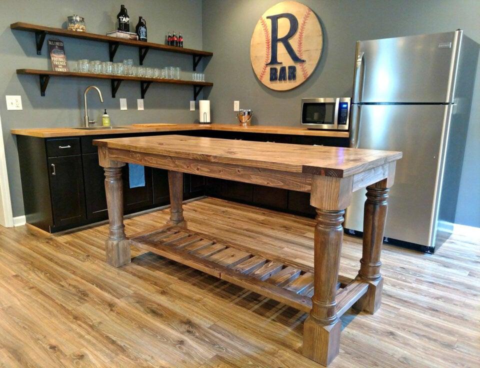 kitchen island leg