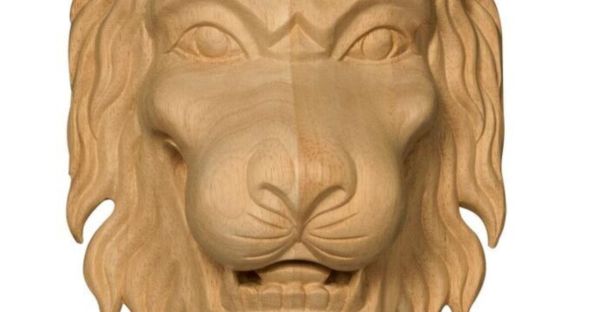 Osborne Wood | Medium Lion Head Onlay