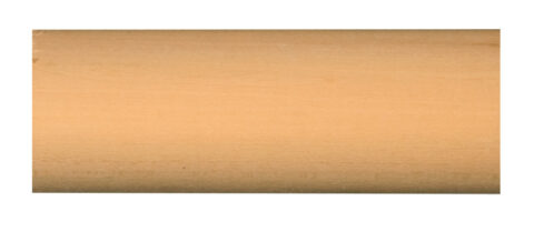 1 1/2" x 3/4" Medium Plain Half Round Moulding