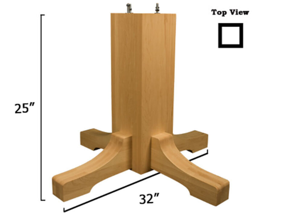 Osborne Wood | Mission Pedestal Base Kit