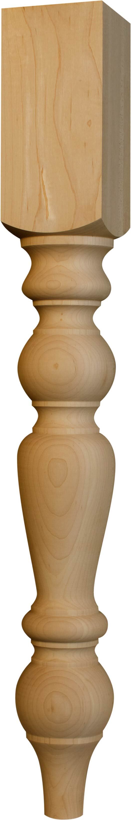 Dining Table Pedestals- Unfinished Wood Table Legs | Ray Brothers Woodwork-240387