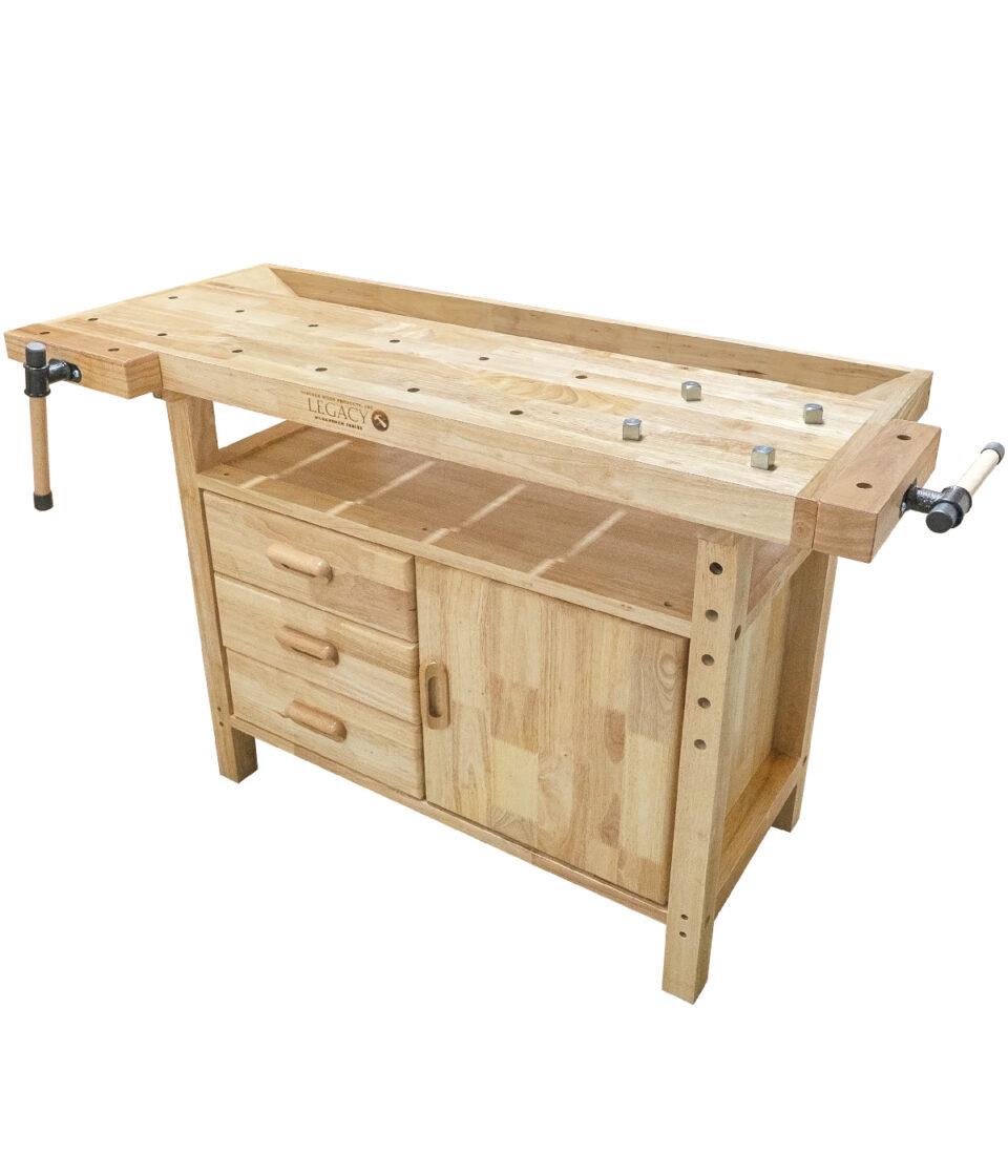 Osborne Wood | Osborne Legacy Workbench with Double Vise Grip,…