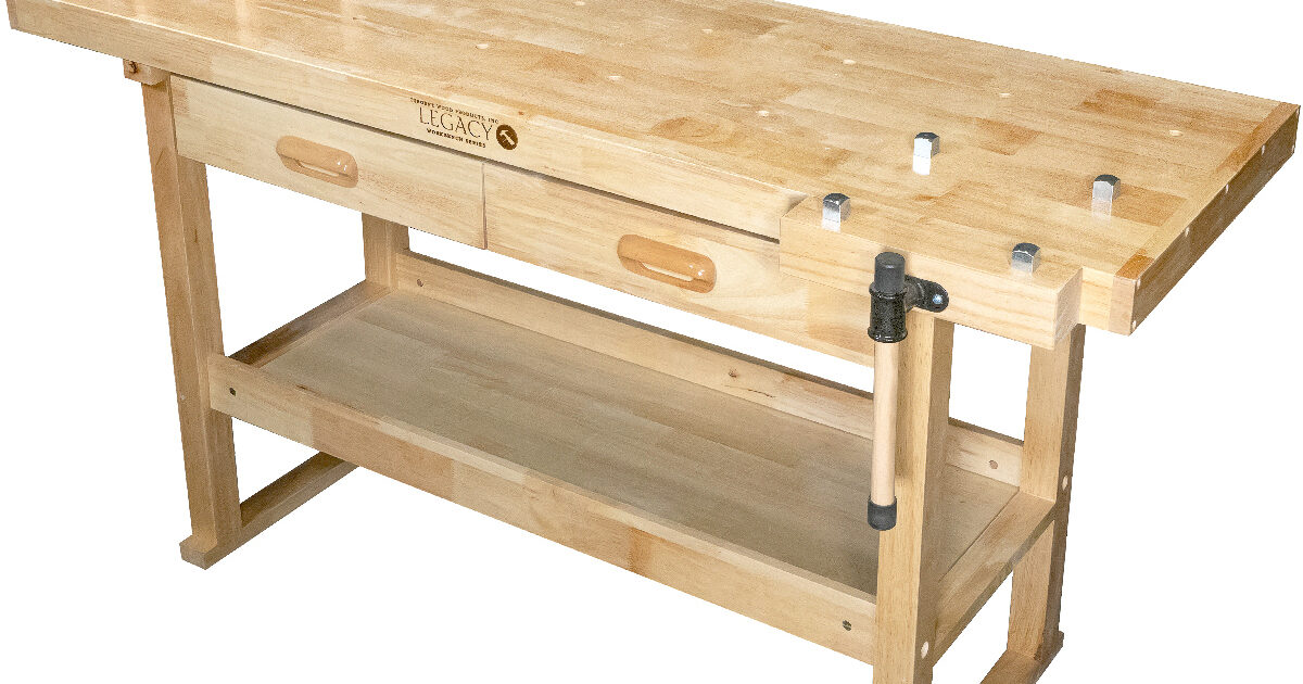 【未使用】FIELD WORKS woodtable Osborne Wood | Osborne Legacy Workbench with Vise Grip and Double…