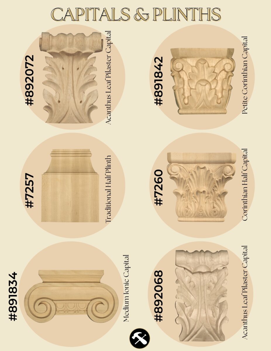 Osborne Wood | Petite Corinthian Capital
