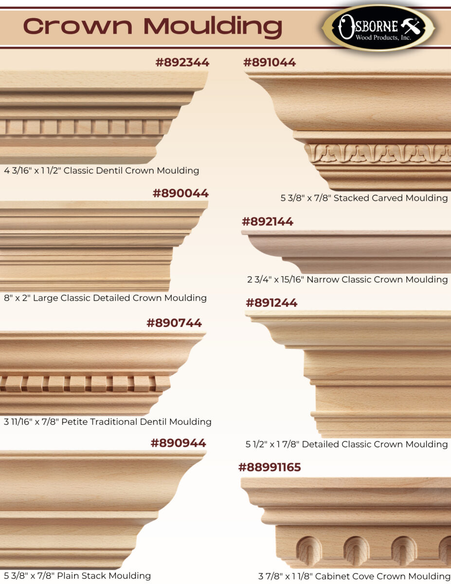 Osborne Wood | Petite Traditional Dentil Moulding