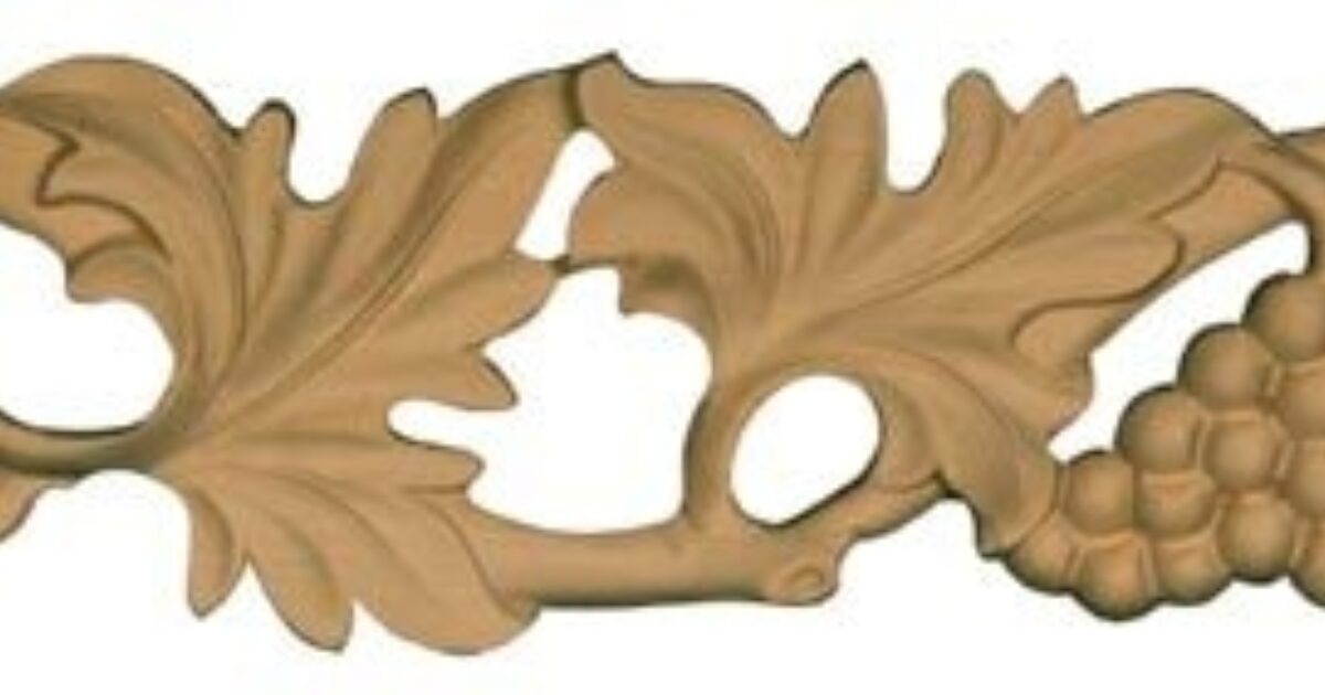 Osborne Wood | Carved Pierced Grape Moulding