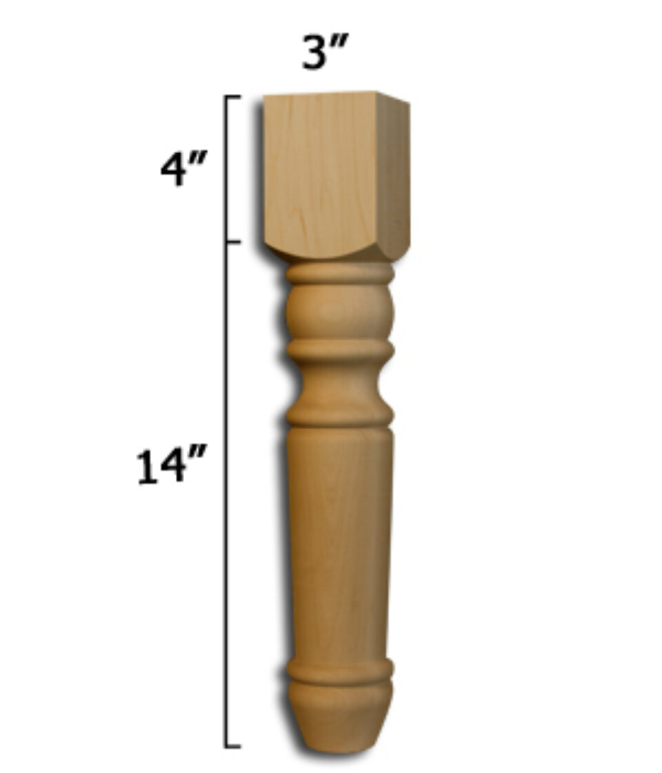 Osborne Wood | Portsmouth Coffee Table Leg