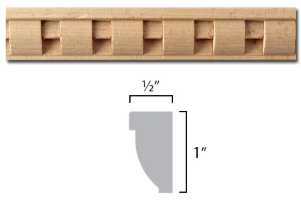 Osborne Wood | Dentil Moulding - 8 ft. Stick