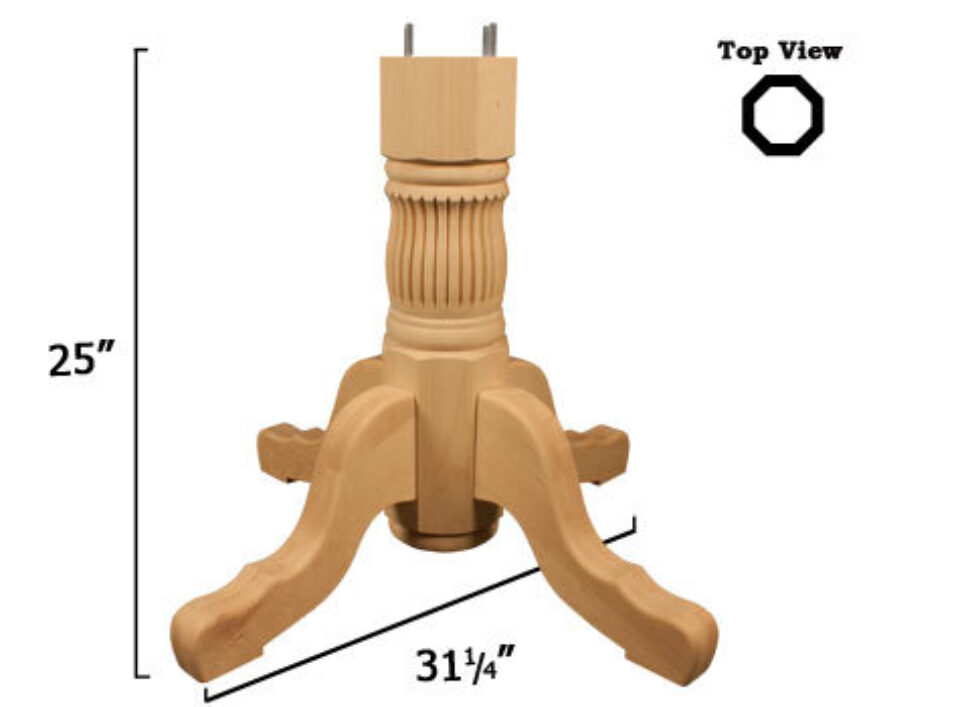 Osborne Wood | Reeded Pedestal Kit