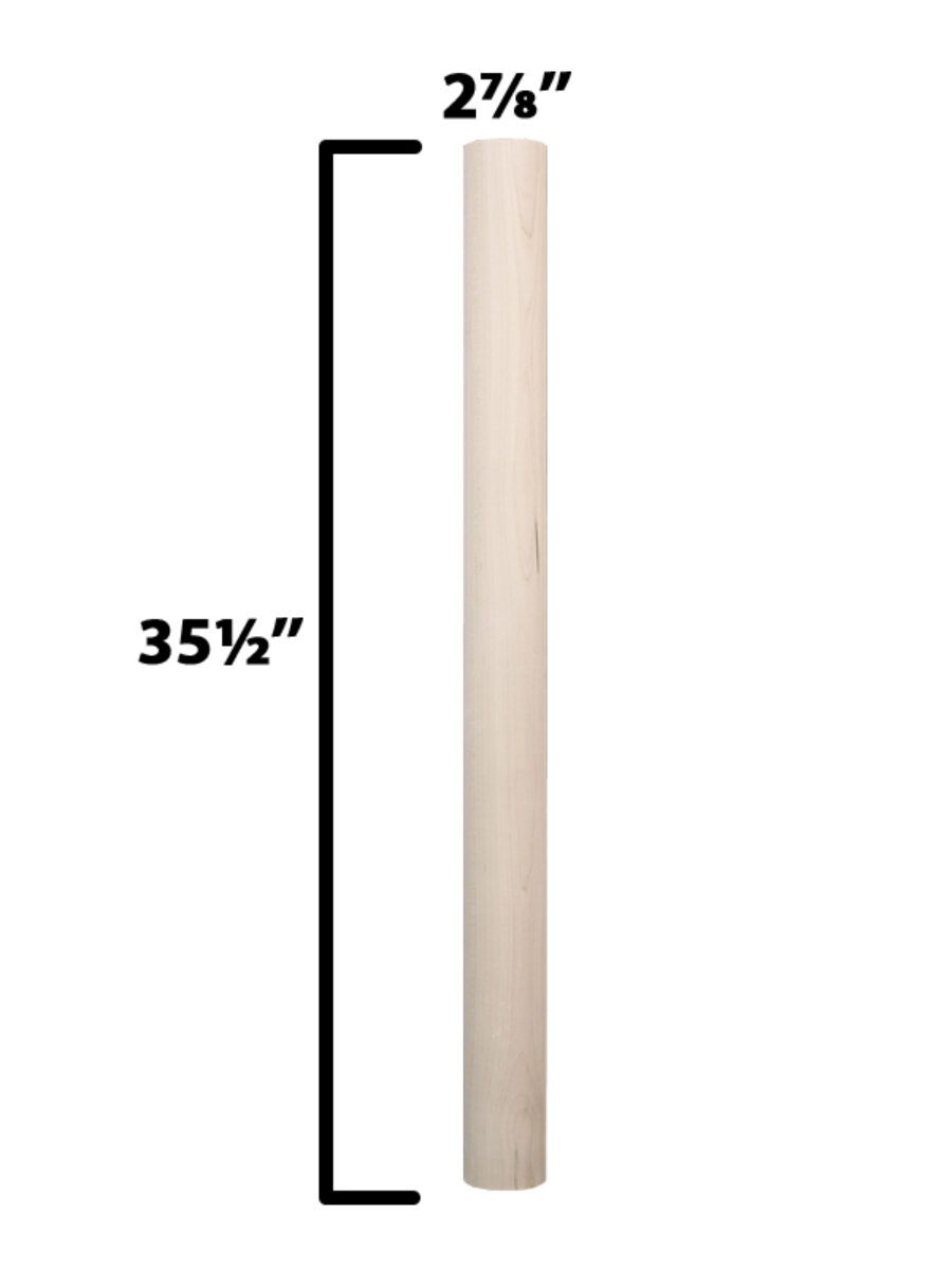 Narrow Round Kitchen Island Leg - Thumbnail 3