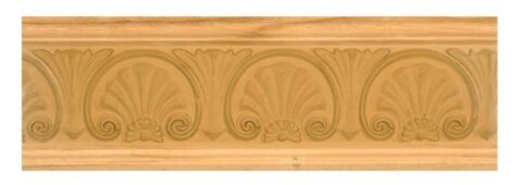 5 1/2" x 7/8" Shell Frieze Chair Rail Moulding