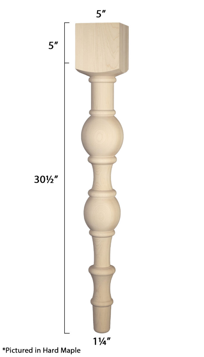 Slagle Wood Designs Island Leg - Thumbnail 3