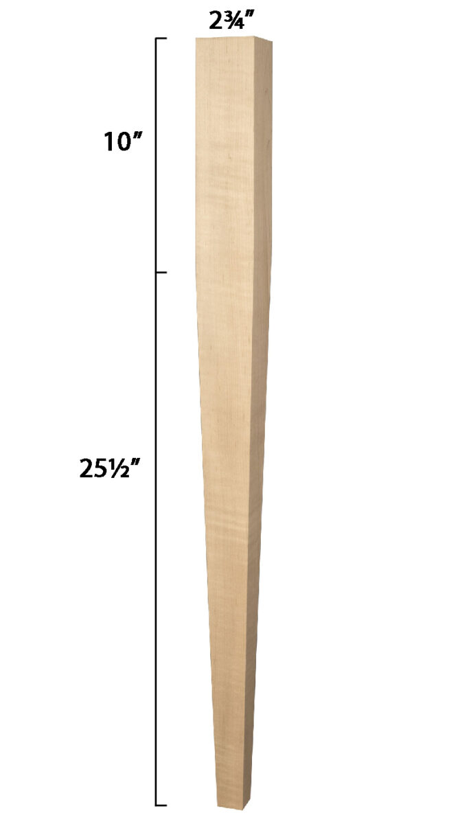 Slim 4 Sided Tapered Island Leg - Thumbnail 2