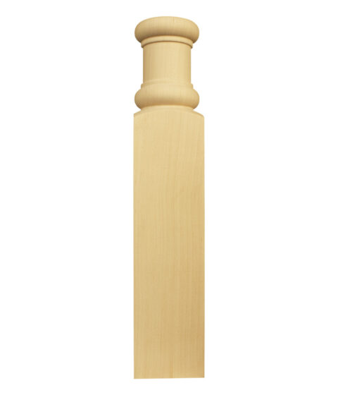 Sm. Half Round Plinth with Spool (10inch)