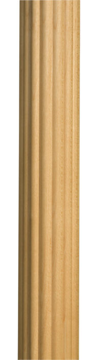 1 3/8" x 3/4" Sm. Reeded Half Round Moulding