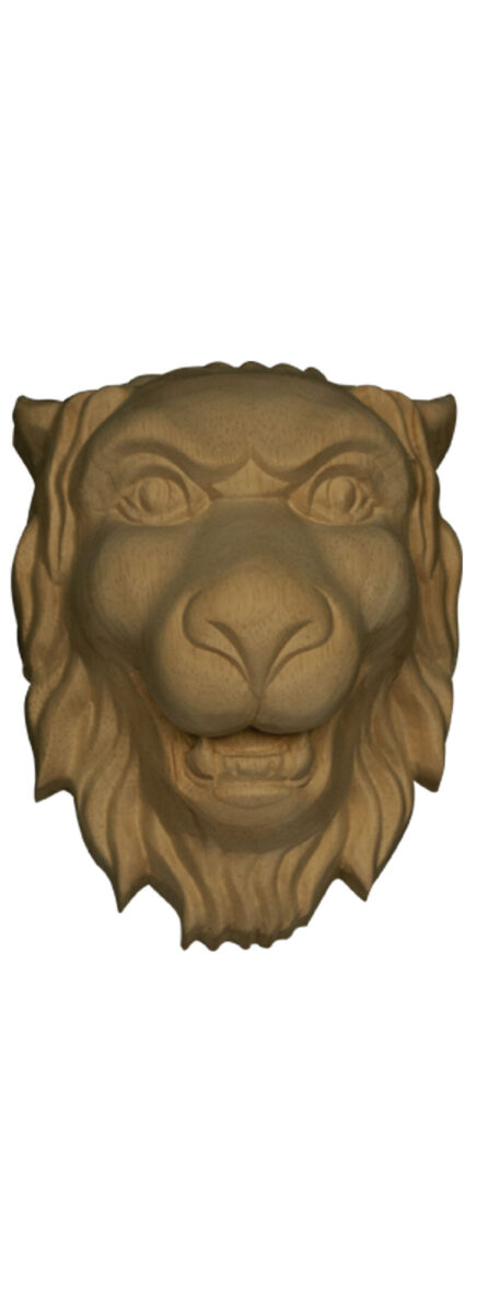 Small Lion Head Onlay | Osborne Wood