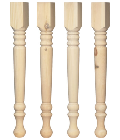 SOLD AS A SET OF FOUR~Farm Dining Table Legs