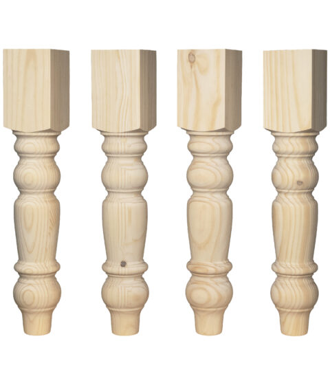 SOLD AS A SET OF FOUR~Husky Dining Table Leg