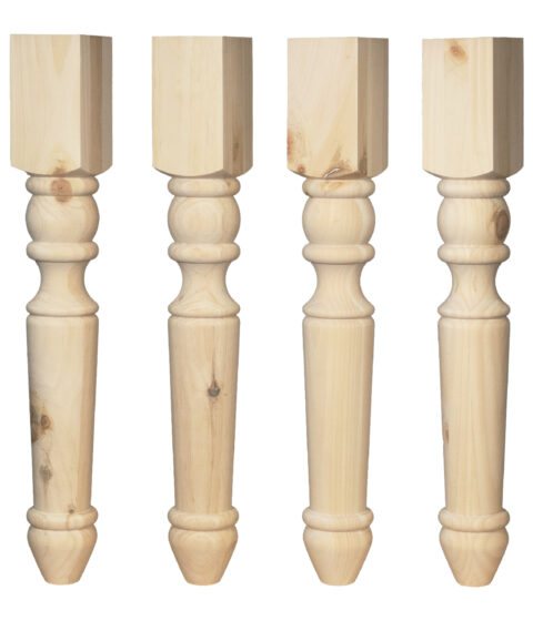SOLD AS A SET OF FOUR~Portsmouth Dining Table Leg