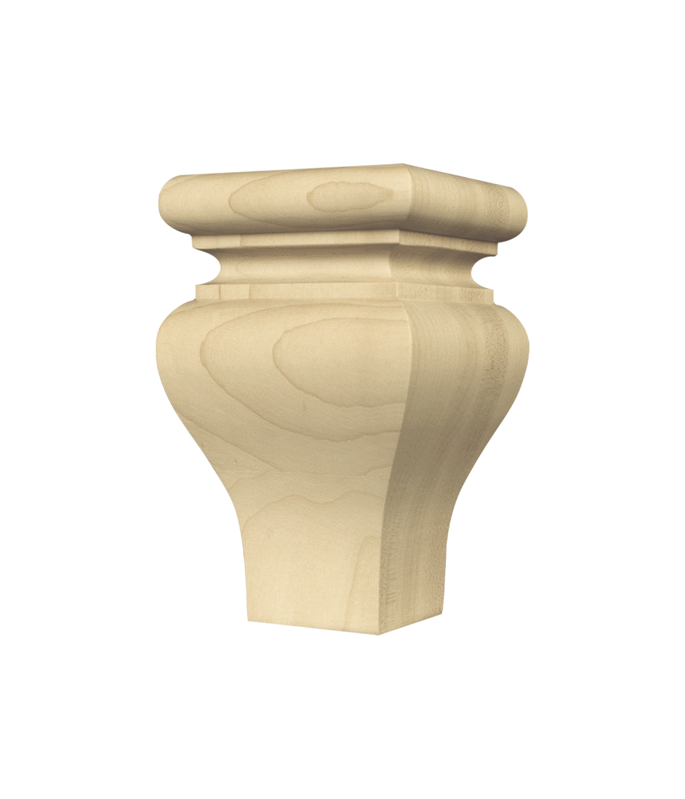 Osborne Wood Square Tulip Furniture Foot - Main Image