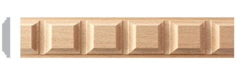 1 15/16" x 3/8" Traditional Carved Moulding