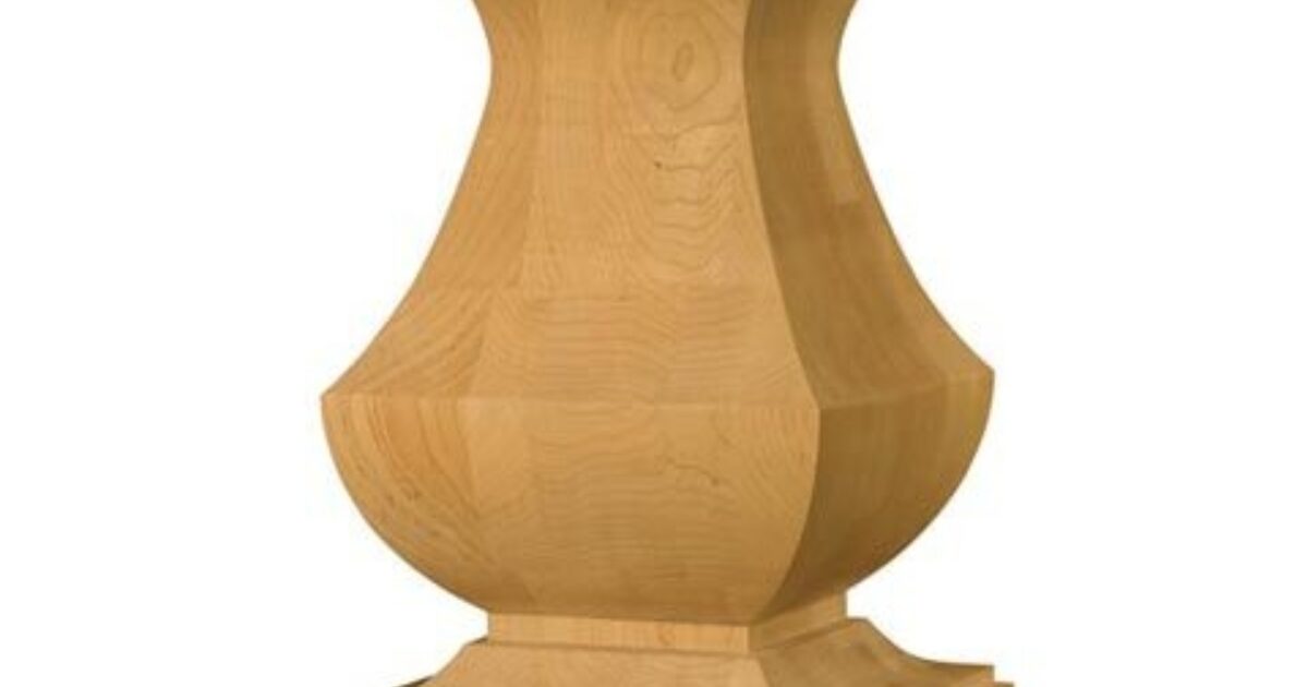 Osborne Wood | Transitional Table Pedestal (No Holes)