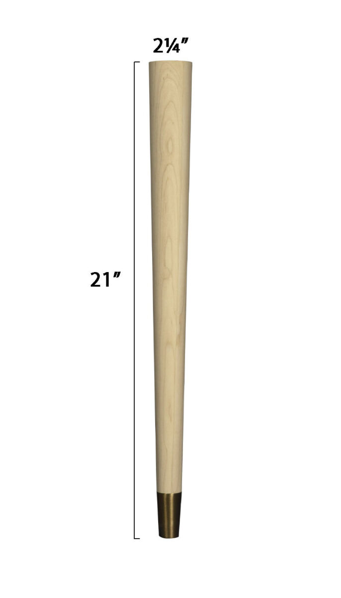 Osborne Wood | Wheeler End Table Leg with Ferrule