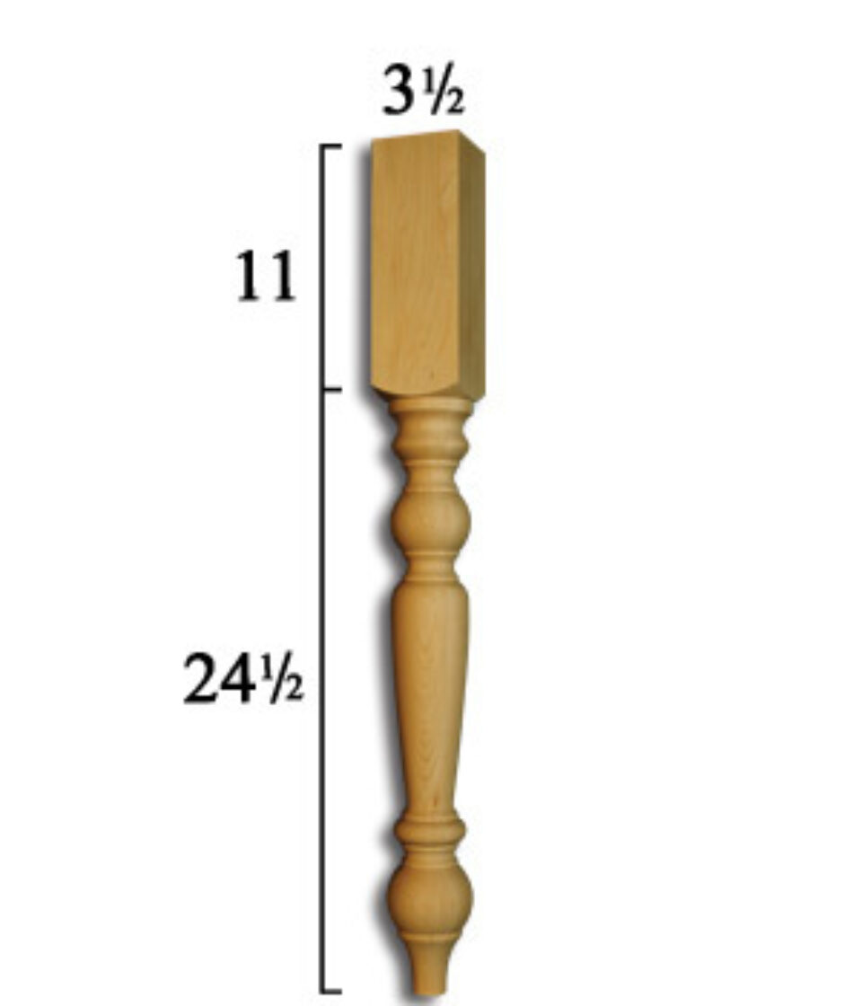 Wilmington Kitchen Island Leg